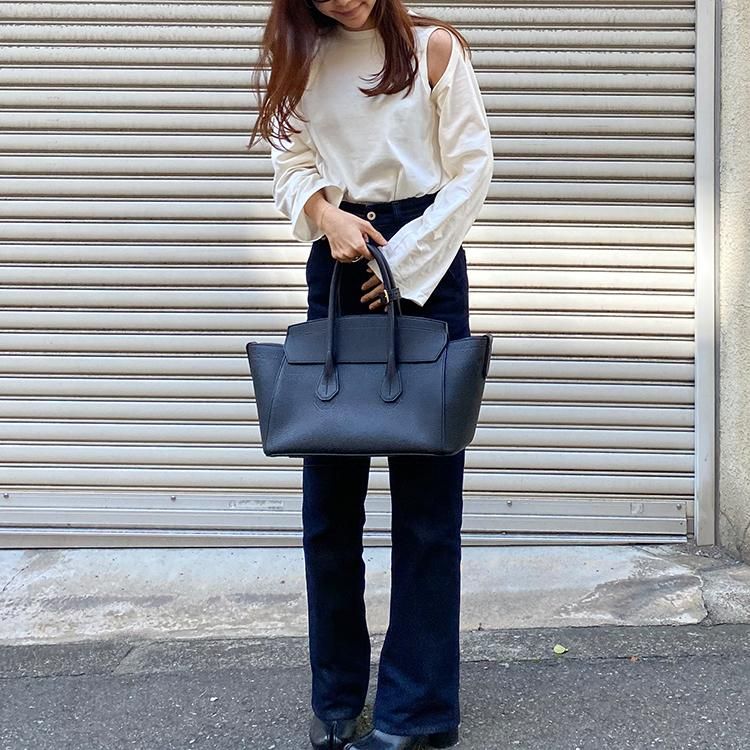 バリー☆ブラックレザートートバッグ (BALLY/トートバッグ