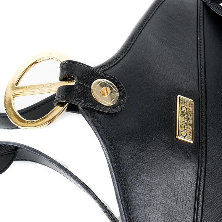 CD金具ショルダーバッグ ブラック ヴィンテージ|ディオール Dior CD金具ショルダーバッグ ブラック ヴィンテージ|ディオール Dior