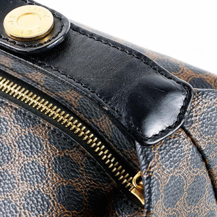 マカダム柄バニティバッグ ブラック ヴィンテージ|セリーヌ CELINE