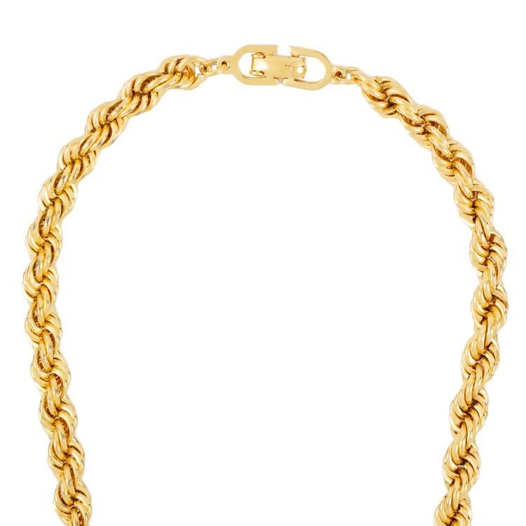 【正規品・ヴィンテージ】Dior チェーンネックレス　ゴールド　ロゴ入り ロゴチェーンネックレス ゴールド ヴィンテージ|ディオール Dior