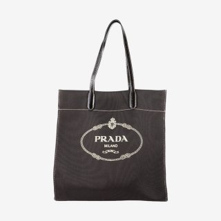 ロゴトートバッグ チャコールブラウン ヴィンテージ|プラダ PRADAの商品画像