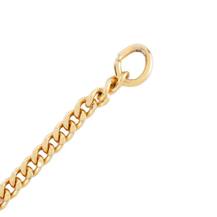 美品　Christian Dior ヴィンテージ　サークルロゴ　ブレスレット サークルロゴブレスレット ゴールド ヴィンテージ|ディオール