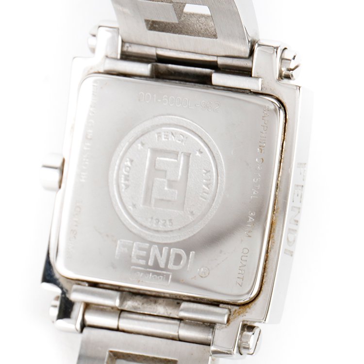 オロロジQZ腕時計6000L シルバー ヴィンテージ|フェンディ FENDI ...