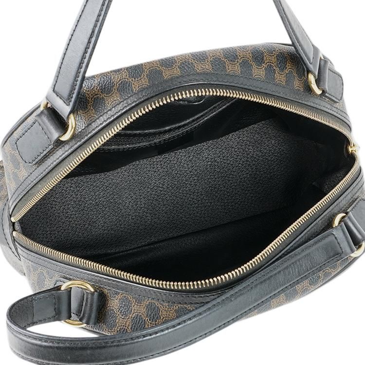 CELINE ハンドバッグ　ハーフムーン　マカダム　トリオンフ CELINE オールドセリーヌ ハンドバッグ マカダム トリオンフ