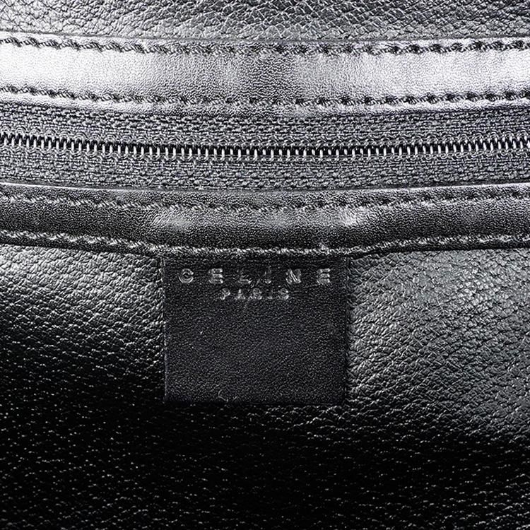 マカダム柄ハーフムーンハンドバッグMC98/1 ブラック