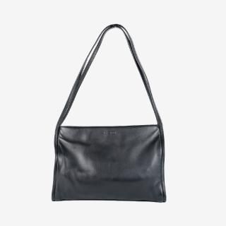 ロゴ型押しカーフレザーショルダーバッグ ブラック ヴィンテージ|ロエベ LOEWEの商品画像