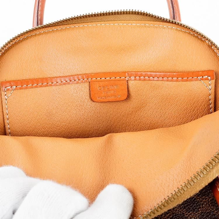 セリーヌ　ミニ　バッグ　マカダム 柄 マカダム柄ミニボストンバッグ ヴィンテージ|セリーヌ CELINE