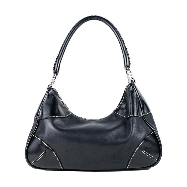 ステッチワンハンドルバッグ ブラック ヴィンテージ|プラダ PRADA