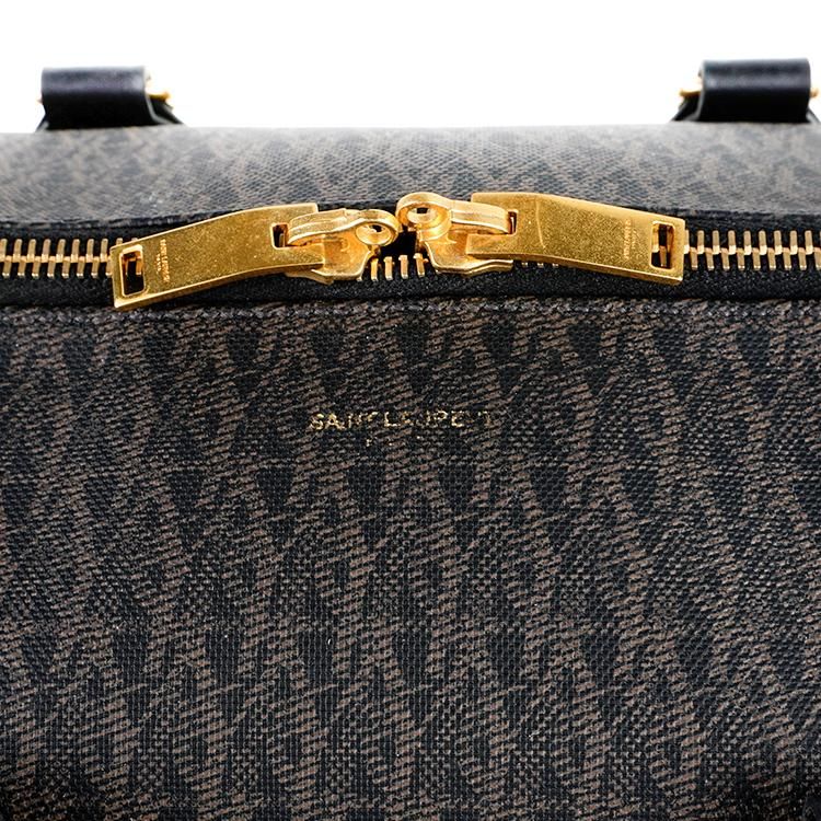 クラシックトワルモノグラムボストンバッグ ブラック ヴィンテージ