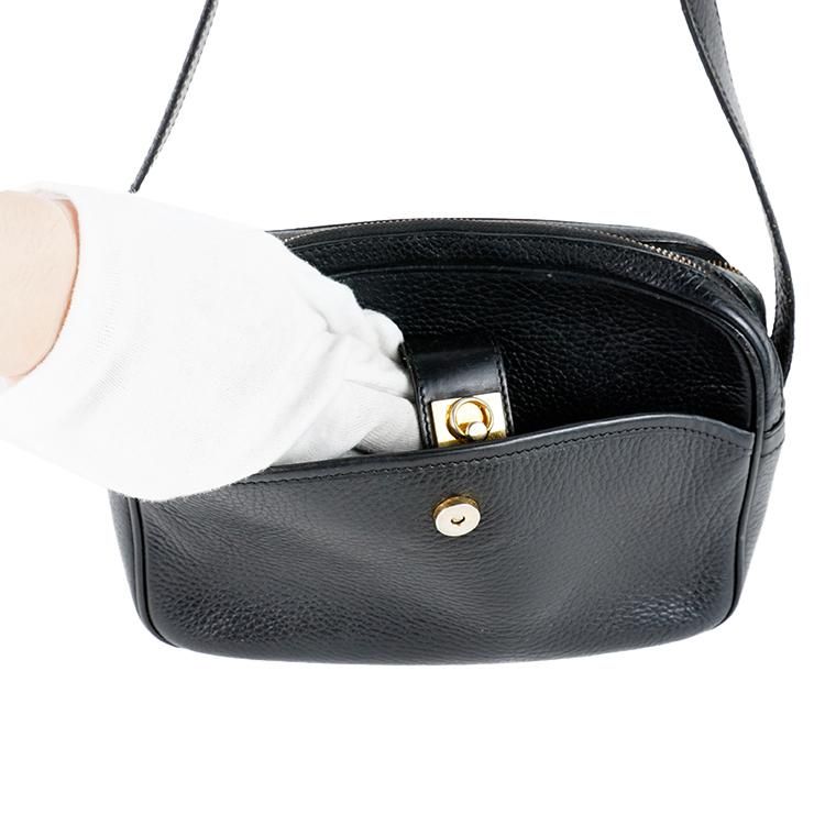 CELINE セリーヌ ガンチーニ レザー 2way ミニバッグ ショルダー