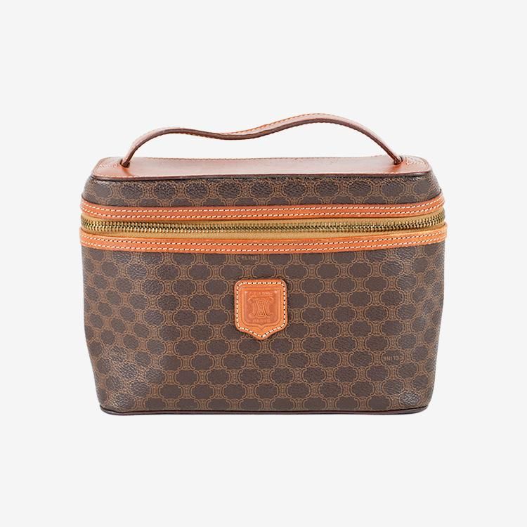 VINTAGE CELINE/セリーヌ】マカダム バニティバッグ