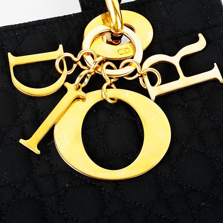 レディディオールカナ―ジュハンドバッグRU0937 ブラック ヴィンテージ