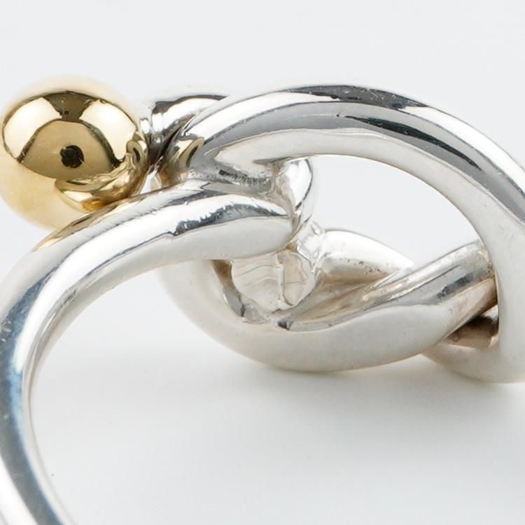VINTAGE TIFFANY シルバー&ゴールドリング（リング