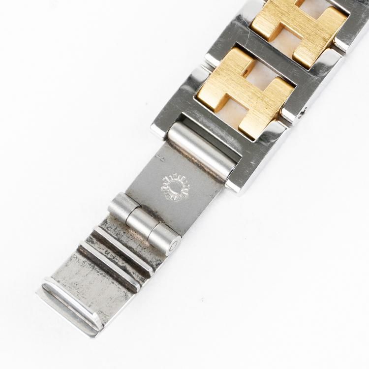 クリッパーCL3.240QZ腕時計 シルバー×ゴールド ヴィンテージ|エルメス