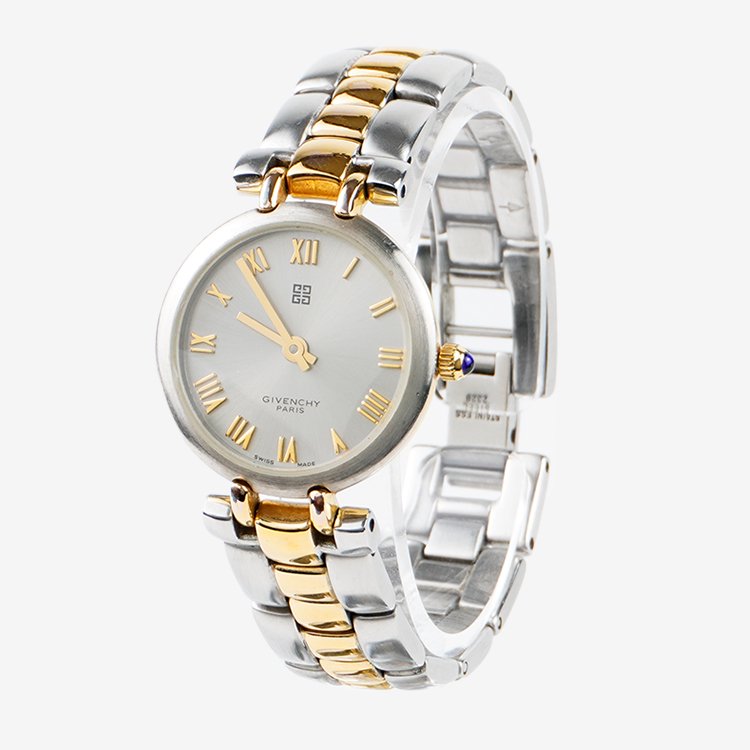【美品】GIVENCHY ジバンシー 腕時計 バングル 2P ゴールド約17cmベルト
