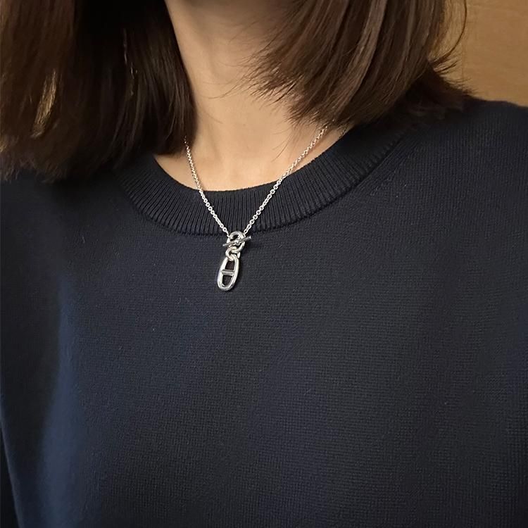 シェーヌダンクルネックレス シルバー ヴィンテージ|エルメス シェーヌダンクルネックレス シルバー ヴィンテージ|エルメス