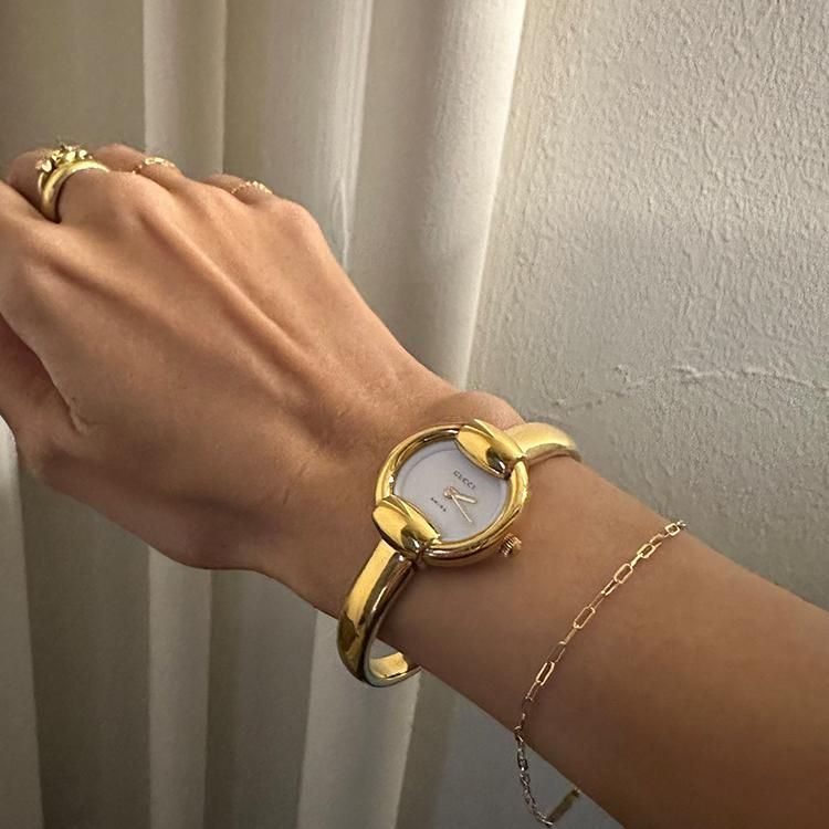 バングルQZ腕時計1400L ゴールド ヴィンテージ|グッチ GUCCI バングルQZ腕時計1400L ゴールド ヴィンテージ|グッチ GUCCI