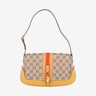 GGキャンバスジャッキーショルダーバッグ ベージュ ヴィンテージ|グッチ GUCCIの商品画像
