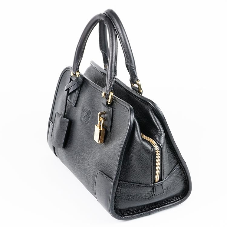 【VINTAGE】ロエベ アマソナ ハンドバッグ アマソナ28ハンドバッグ ブラック ヴィンテージ|ロエベ LOEWE