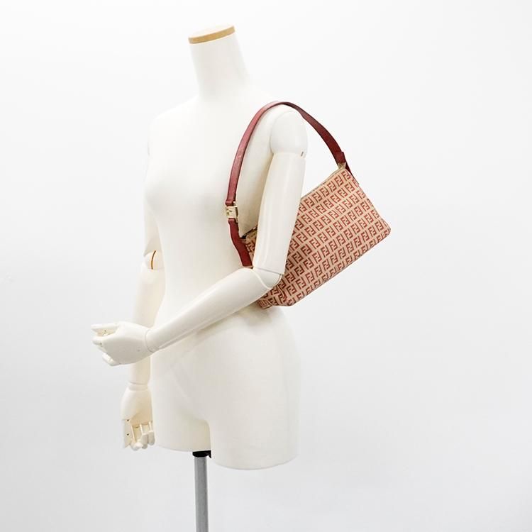 フェンディ FENDI ハンドバッグ ズッキーノ ナイロンキャンバス