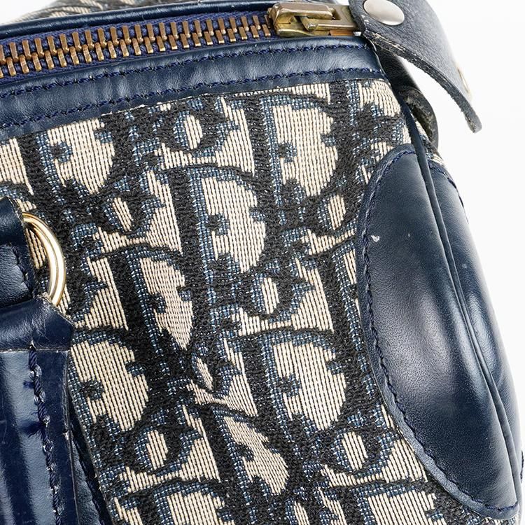 トロッターミニボストンバッグ ネイビー ヴィンテージ|ディオール Dior