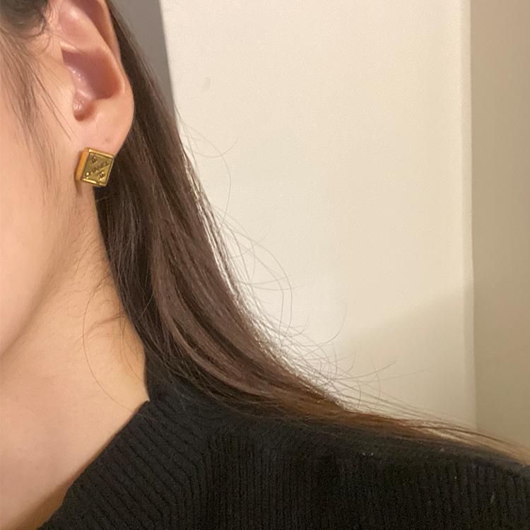 楽天市場】[USED/中古]CHANEL シャネル ピアス ピアス 四角