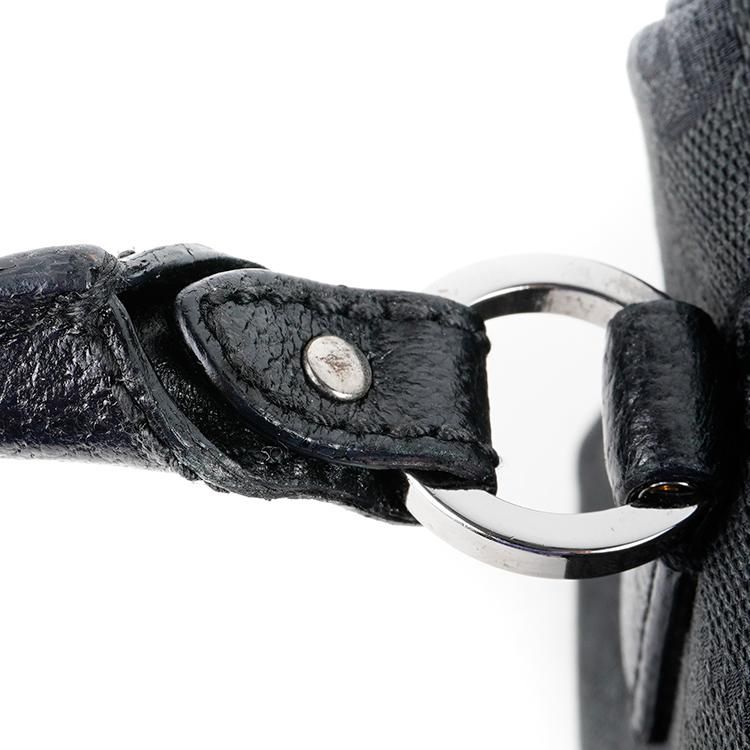 【正規品】グッチ GUCCI GGキャンバス ミニボストン ショルダーバッグ 黒 GUCCI|グッチ ミニボストン ハンドバッグ GGキャンバス 黒