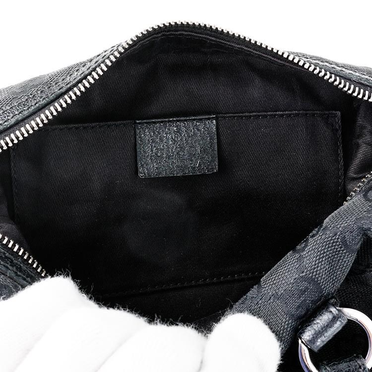 【正規品】グッチ GUCCI GGキャンバス ミニボストン ショルダーバッグ 黒 GGキャンバスミニボストンバッグ ブラック ヴィンテージ|グッチ