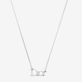 ロゴプレートネックレス シルバー ヴィンテージ|ディオール Diorの商品画像