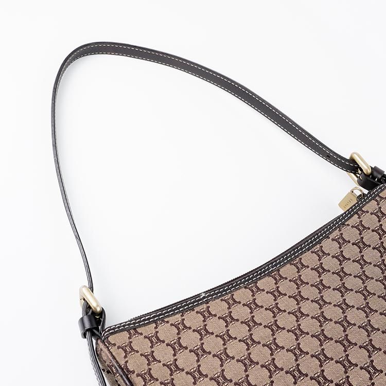 セリーヌ　ミニハンドバッグ　マカダム　ヴィンテージ CELINE セリーヌ ミニハンドバッグ マカダム 2wayショルダー