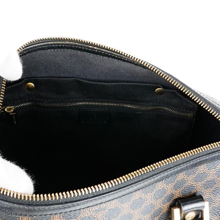 マカダム柄ミニボストンバッグ CE00/32 ブラック ヴィンテージ