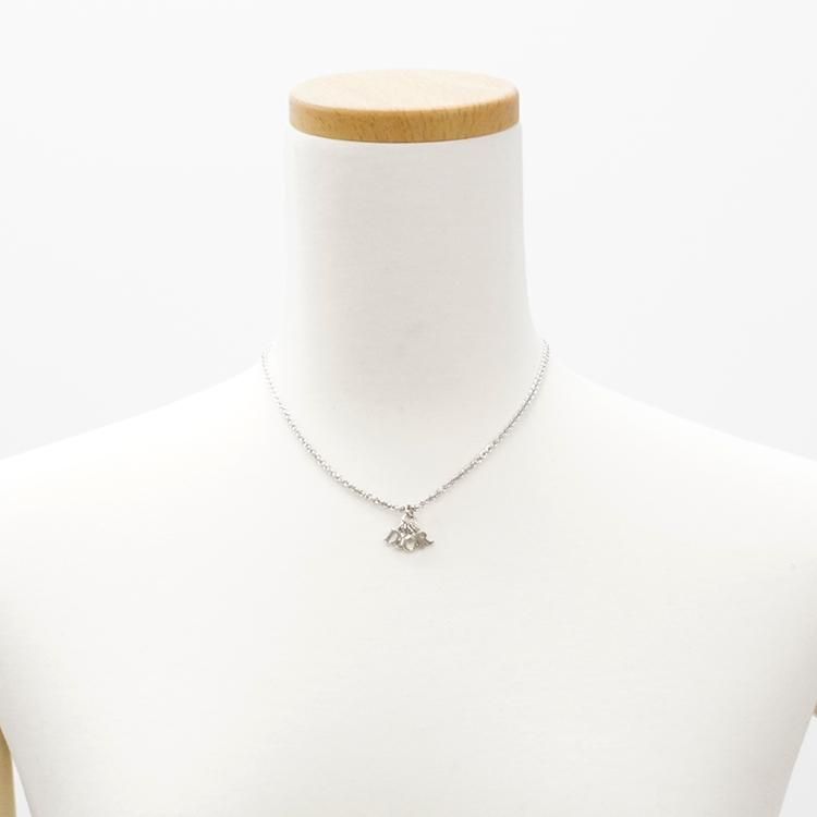 ロゴチャームネックレス シルバー ヴィンテージ|ディオール Dior