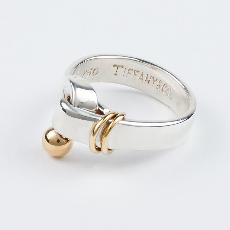 Tiffany&Co. ティファニー フックアンドアイ リング 925/750