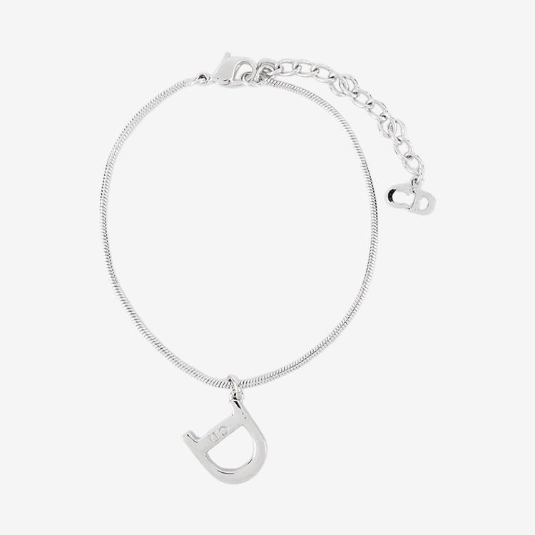 Dロゴモチーフブレスレット シルバー ヴィンテージ|ディオール Dior