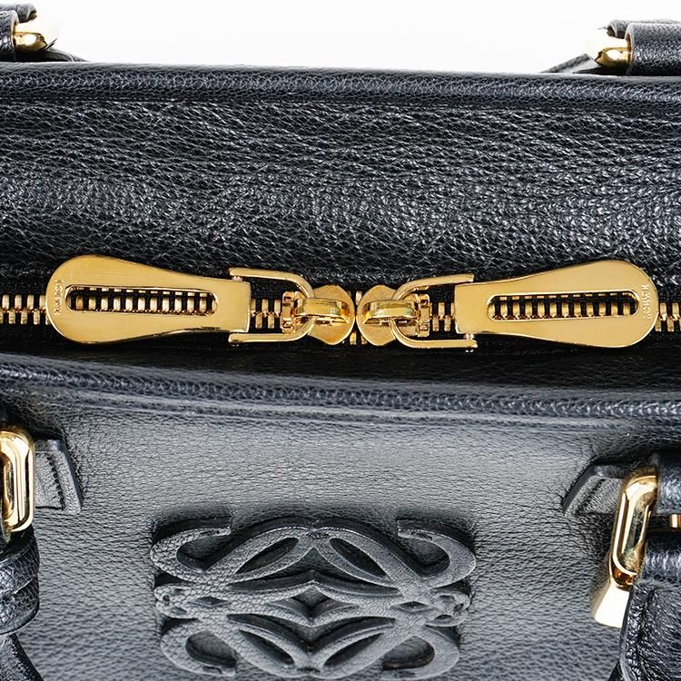 アマソナ28ハンドバッグ ブラック ヴィンテージ|ロエベ LOEWE