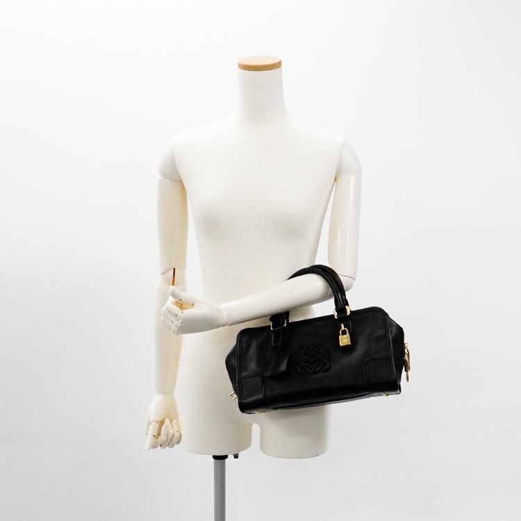 アマソナ28ハンドバッグ ブラック ヴィンテージ|ロエベ LOEWE アマソナ28ハンドバッグ ブラック ヴィンテージ|ロエベ LOEWE