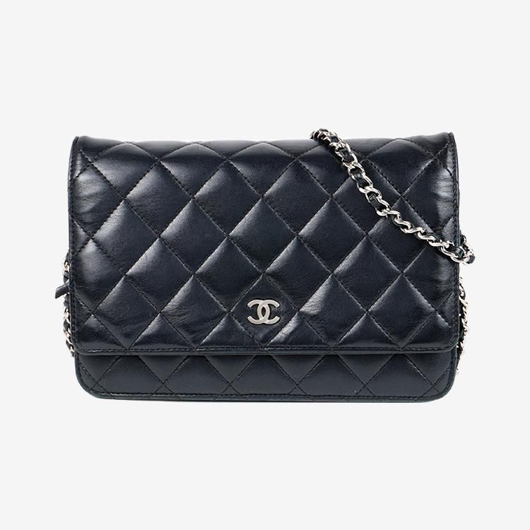 CHANEL マトラッセ 黒 チェーン ウォレットバック 美品 ルイヴィトン ...