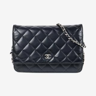 マトラッセチェーンウォレットバッグ ラムスキン ブラック ヴィンテージ|シャネル CHANELの商品画像