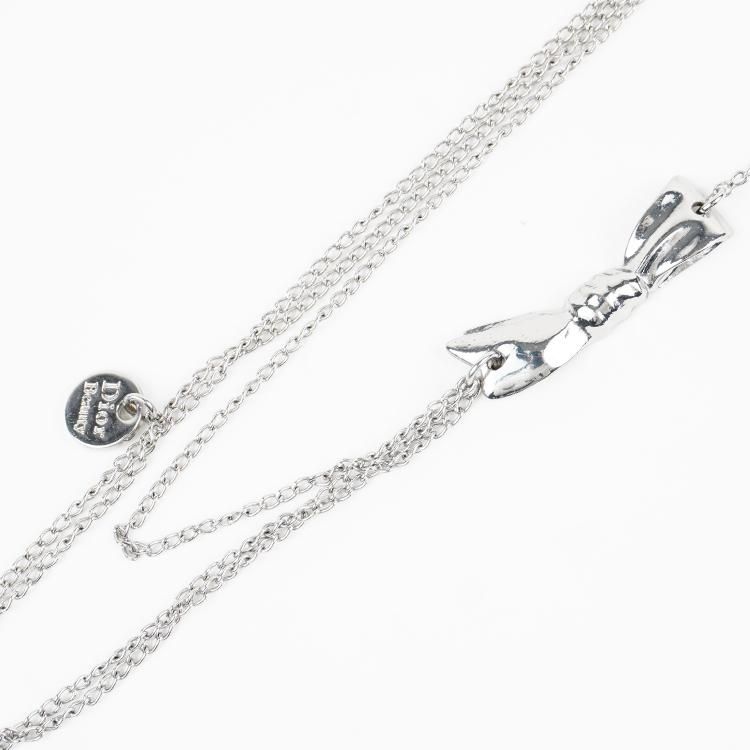3連チャームネックレス シルバー ヴィンテージ|ディオール Dior 3連チャームネックレス シルバー ヴィンテージ|ディオール Dior