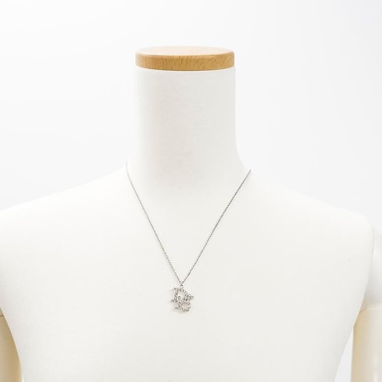ロゴラインストーンネックレス シルバー ヴィンテージ|ディオール Dior - 【公式】Rilish SELECT  VINTAGE｜ハイブランドヴィンテージの通販セレクトショップ