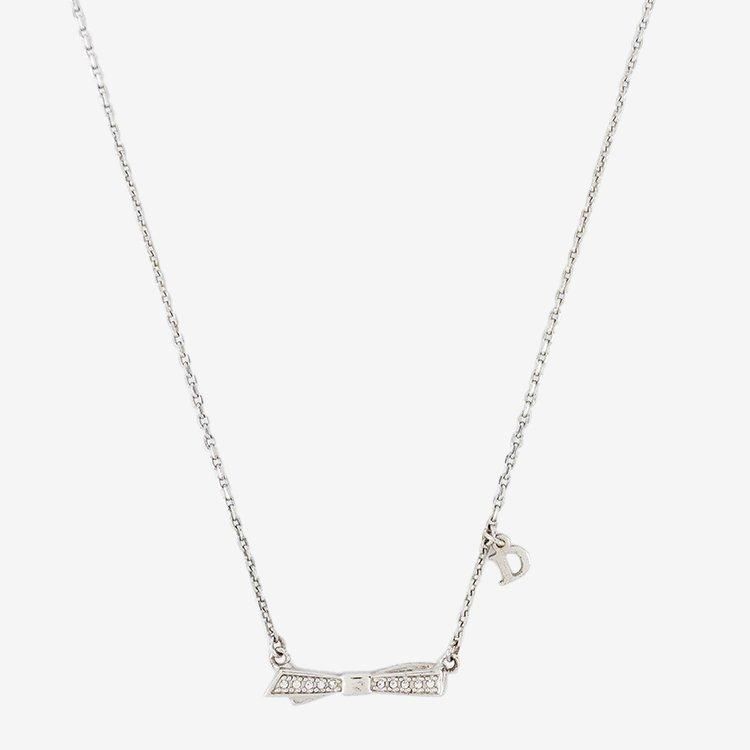 Dロゴリボンモチーフネックレス シルバー ヴィンテージ Dロゴリボンモチーフネックレス シルバー ヴィンテージ