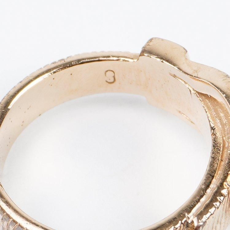ベルトモチーフリング ゴールド ヴィンテージ|ディオール Dior