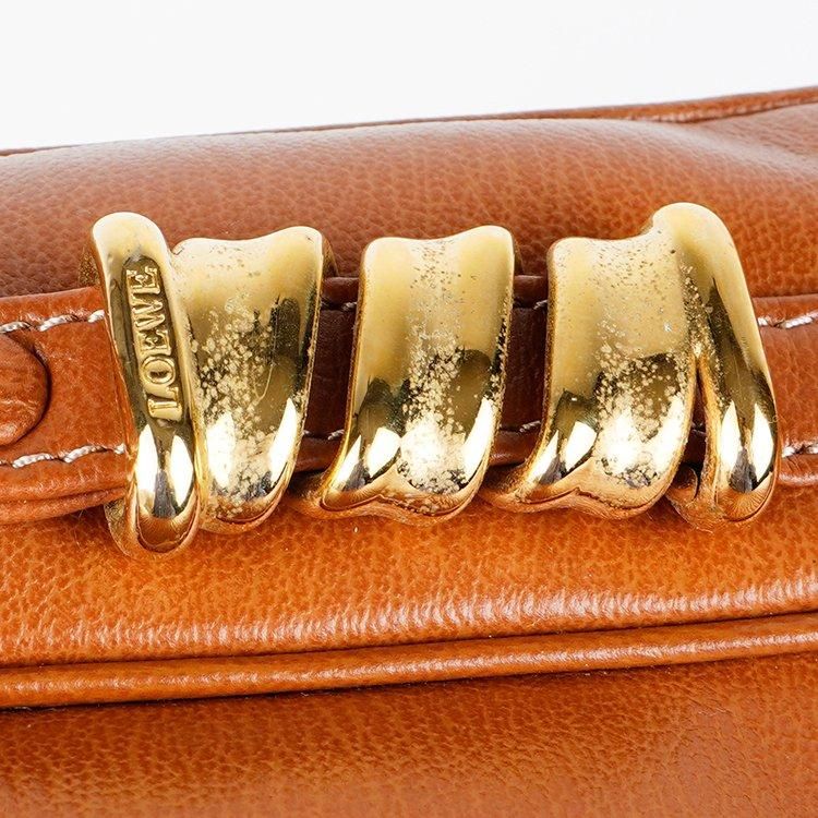 LOEWE ロエベ ヴィンテージ スネークボーン クラッチバッグ