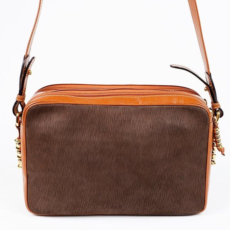 ロエベ LOEWE ベラスケス バイカラー Box型 ショルダーバッグ