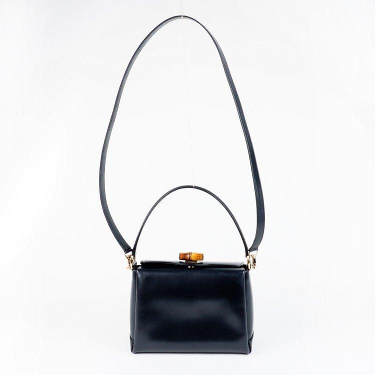 訳あり商品 バンブー2WAYバッグ ネイビー ヴィンテージ|グッチ GUCCI バッグ