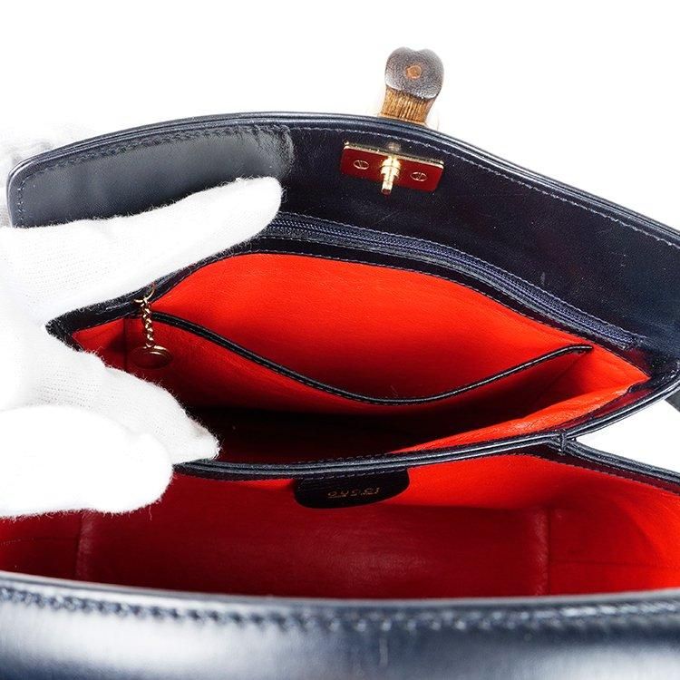 バンブー2WAYバッグ ネイビー ヴィンテージ|グッチ GUCCI