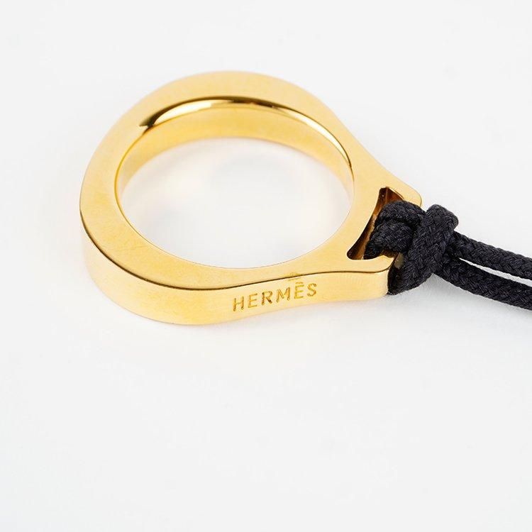 エルメス HERMES カフス ゴールド シンプル チェーン 円形 ヴィンテージ エルメス HERMES カフス ゴールド シンプル チェーン 円形