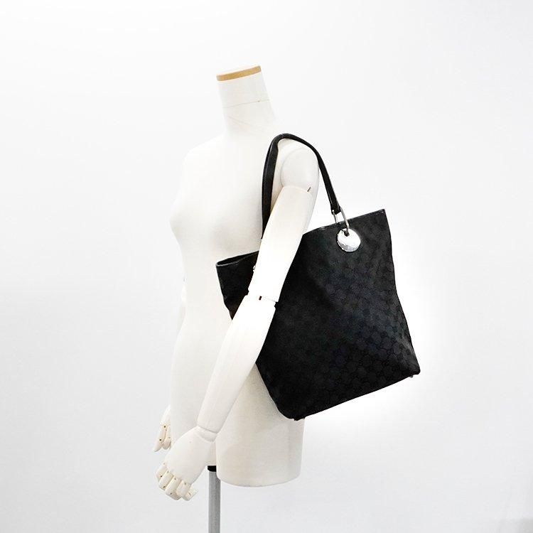 GGキャンバストートバッグ ブラック ヴィンテージ|グッチ GUCCI
