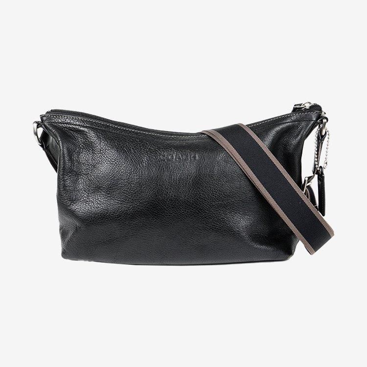 ロゴ型押しショルダーバッグ ブラック ヴィンテージ|コーチ COACH 