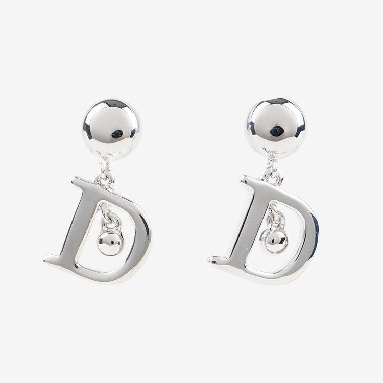 ブランドバッグ通販サイト Dロゴピアス シルバー ヴィンテージ|ディオール Dior - 【公式 アクセサリー